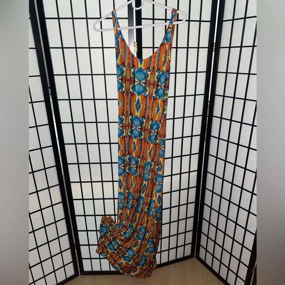 Multi colored maxi dress